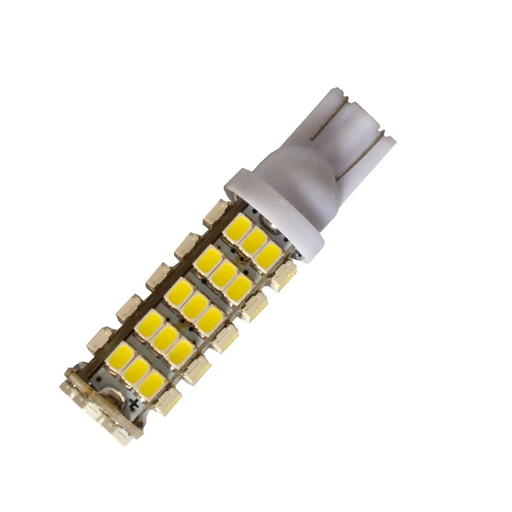10pcs Super Bright T10 68 SMD 1206 LED 160MA 68smd 3020 W5W 194 927 168 Car auto Side Wedge Lamp Bulb License plate lights 12V | Автомобили