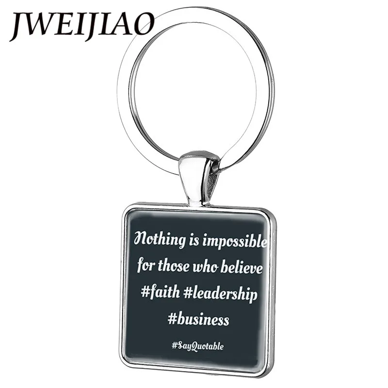 JWEIJIAO Библейский стих брелок филиппийский 4:13 я могу сделать все через Christ Key Ring