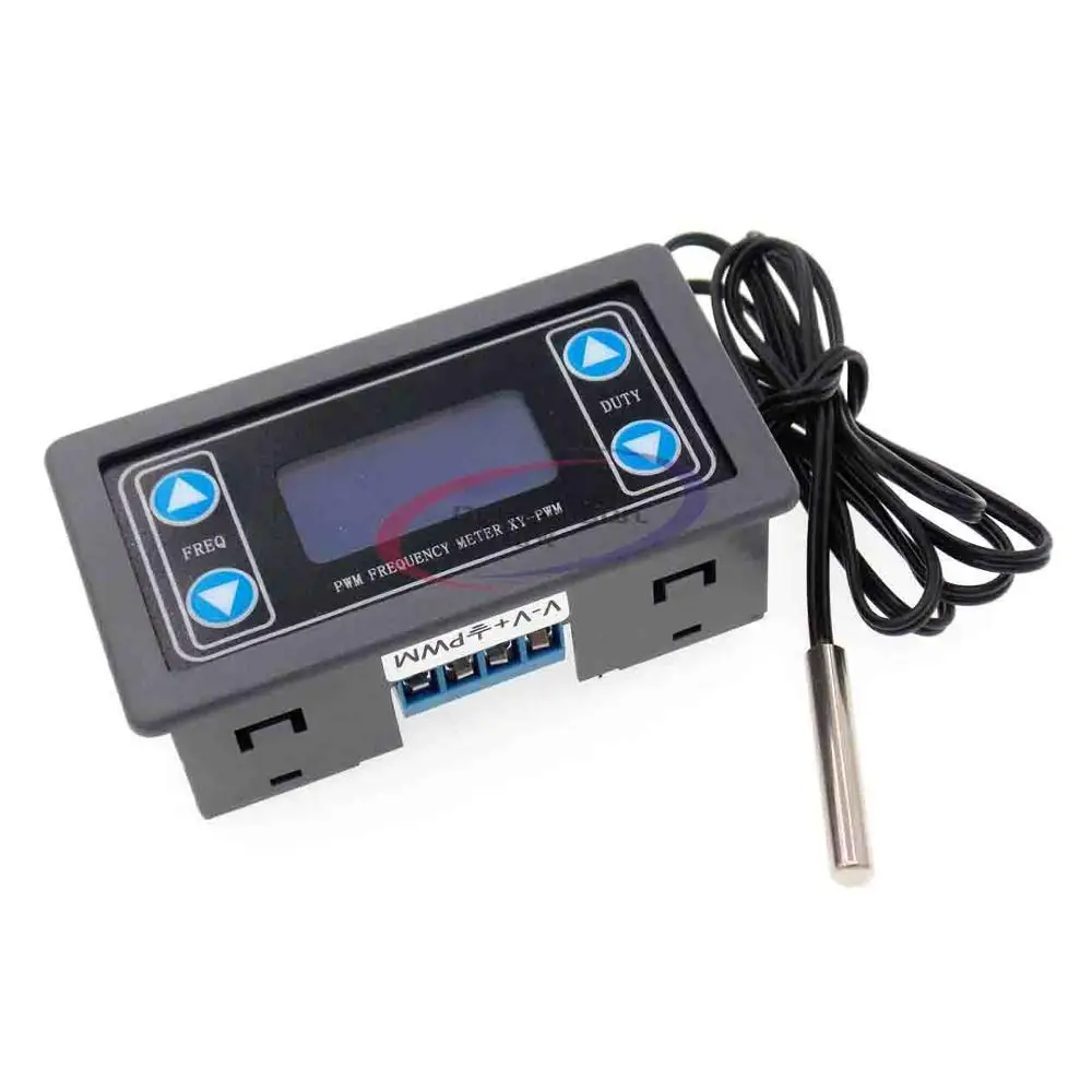 Цифровой регулятор температуры, термостат с ЖК-дисплеем и датчиком температуры, 10 А, 6-30 В постоянного тока