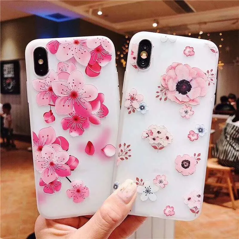Силиконовый чехол TRODINO Flower Florals для Mate 10 lite Nova 2i 3i Rose мягкие чехлы из ТПУ Honor V10 9i Huawei