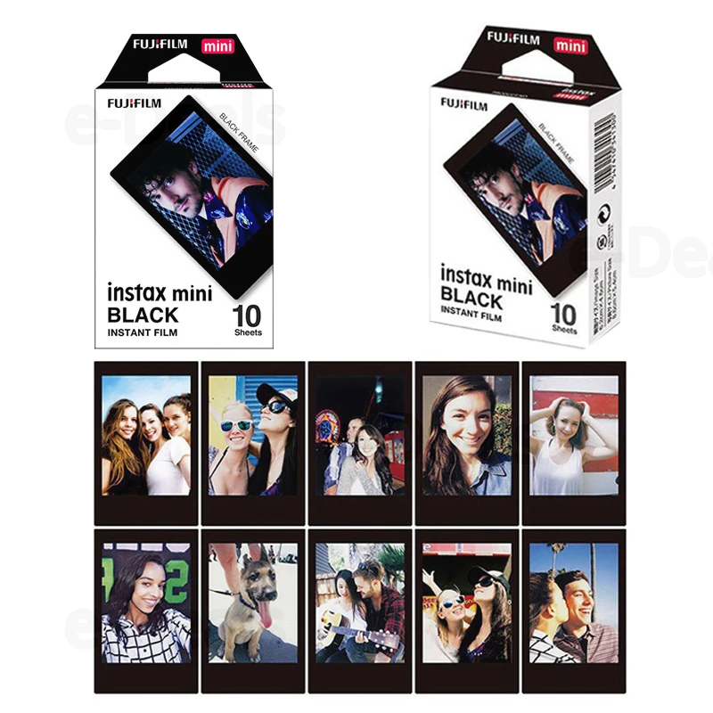 Фотобумага Fujifilm Instax Mini 30 листов синяя/черная/Розовая для принтера 9 8 + 7s 90 70 25 50s