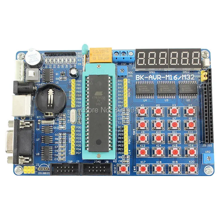 ATMEGA16A чип Core AVR модуль для развития scm плата обучения тестовая программатор с Pins |