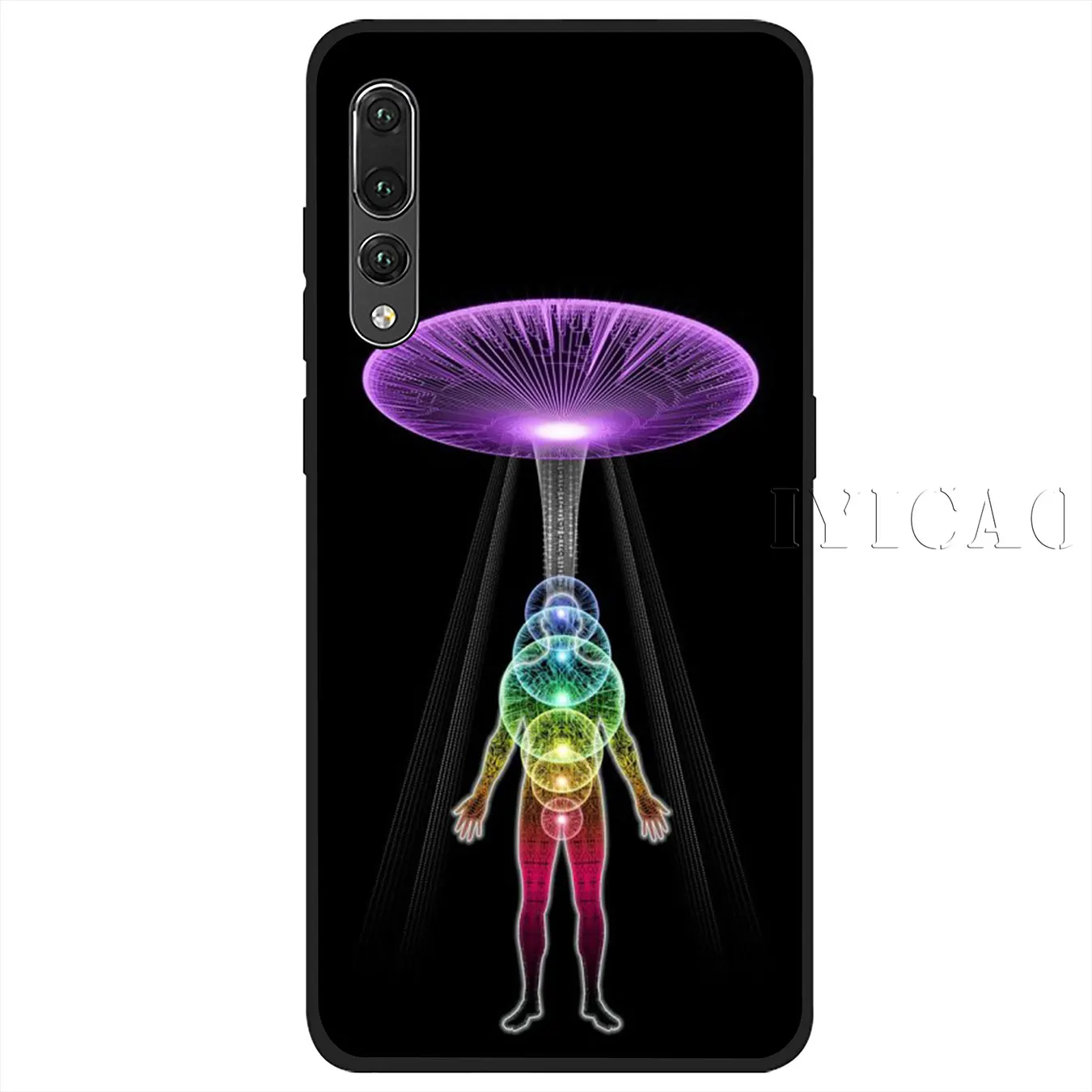 IYICAO Chakra Yoga Fashion Print Soft Silicone Case for Huawei P30 P20 Pro P10 P9 P8 Lite Mini 2017 2016 P smart Z 2019 Cover |