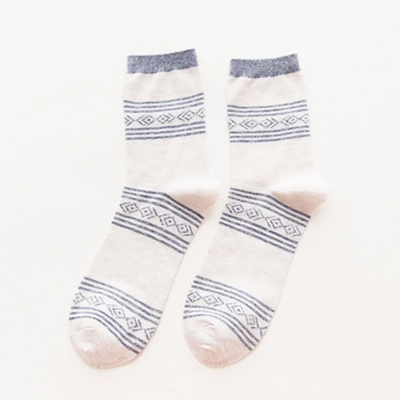 297 1 пара мужских солнцезащитных носков с цветочным принтом, хлопковые носки, спортивные носки, впитывающие пот, дышащие мужские носки разных цветов - Цвет: 297