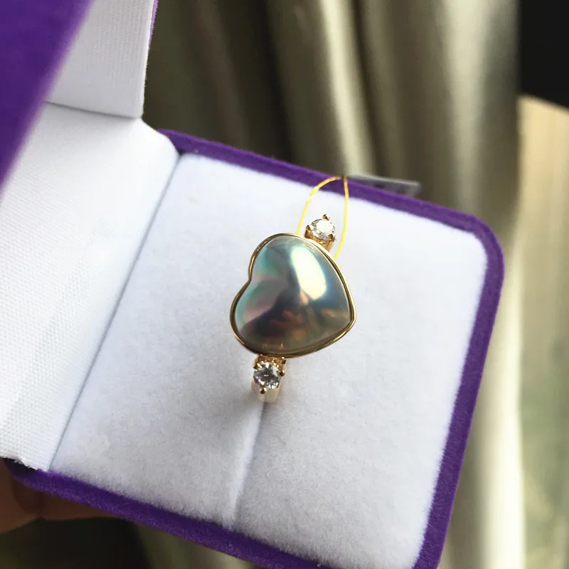 Женское кольцо с искусственным жемчугом и сердечком 13 14 мм|pearl ring|ring ringring with pearl |