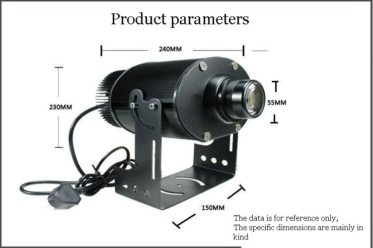 Наружная Водонепроницаемая проекционная лампа высокой четкости с каруселем 65