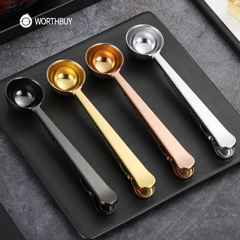 WORTHBUY многофункциональная красочная чайная ложка кофейная из нержавеющей стали с