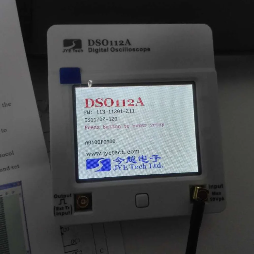 DSO112A Portable Mini High Sensitivity Low Noise TFT Color Touch Screen Digital Oscilloscope with USB Interface | Инструменты