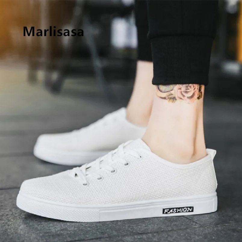 

Marlisasa Male Fashion High Quality Light Weight Hemp Shoes Men Leisure Spring Shoes Man Casual Shoes Zapatos Hombre F2727