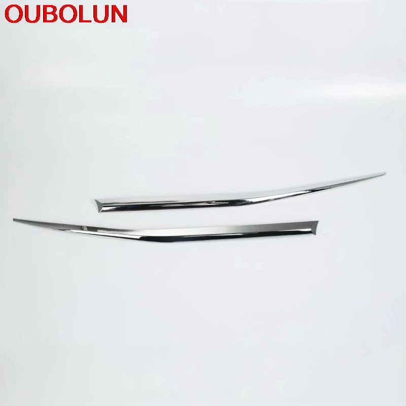 OUBOLUN 2 шт. автомобильные аксессуары для Mazda CX-5 CX5 2017 2018 ABS Хромированная Задняя