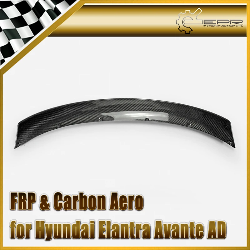 Автомобильный Стайлинг для Hyundai Elantra Avante AD 2016 + карбоновое волокно задний спойлер