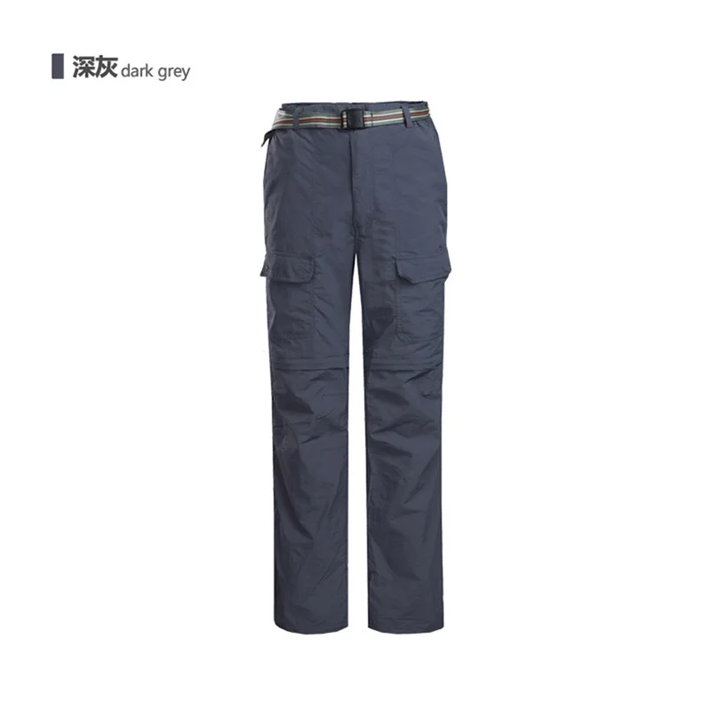 Мужские и женские походные брюки для альпинизма рыбалки быстросохнущие съемные