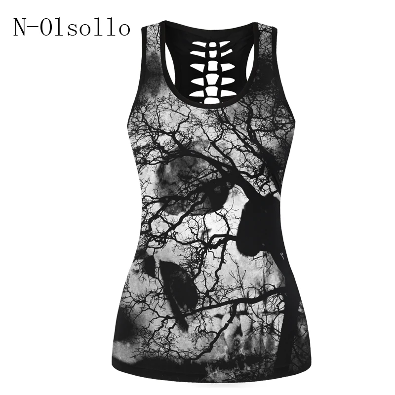 Polyester/Spandex Fashion Sportswear For Womens Tank Top Sleeveless Hollow Back Tops Slim Workout Clothes 2017 Summer Vest Shirt | Женская