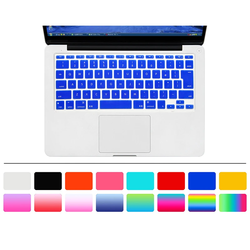 blue HRH Лидер продаж силиконовая JP Японская Клавиатура Защитная пленка для Mac Book Air 11 11,6 японская версия A1370 A1456 - Цвет: blue
