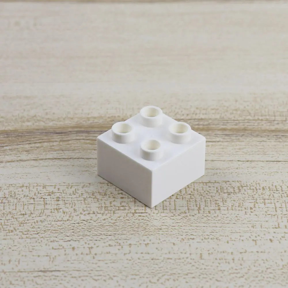 Конструктор пластиковый сделай сам Крупные строительные блоки 2X2 точки игрушки