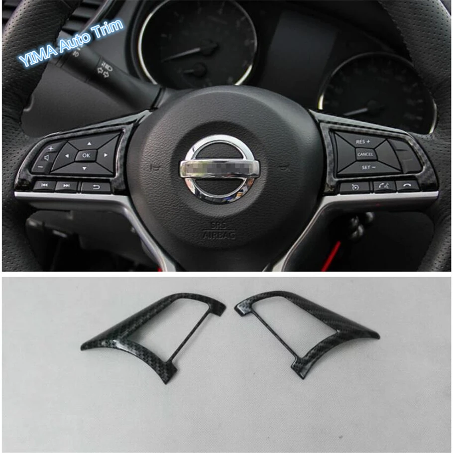 Lapetus Авто Стайлинг руль кнопка рамка накладка 2 шт Подходит для Nissan Teana / Altima 2019