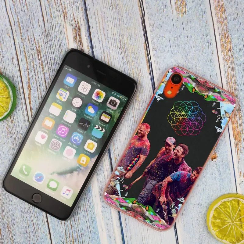 Прозрачный Твердый чехол для телефона с принтом Приключения Coldplay A Head of Dreams iPhone X XS