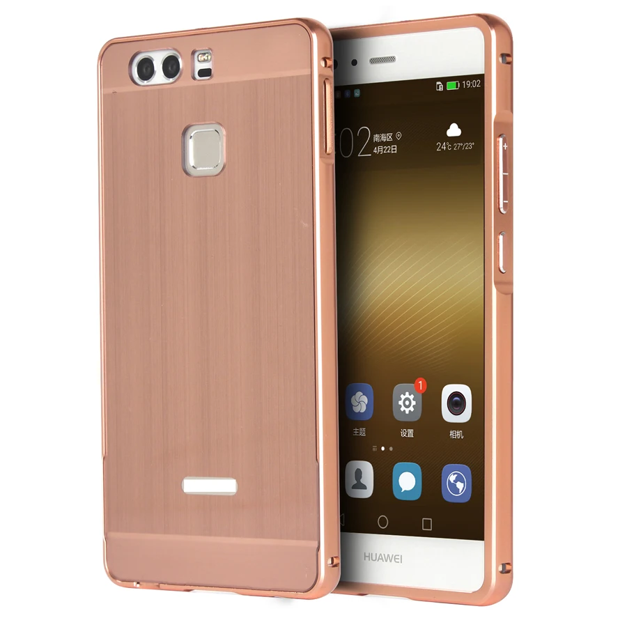 Для huawei P9 P9 Lite P20 P20 Plus P20 Lite чехол 2 в 1 бронированный металлический бампер матовый жесткий чехол из поликарбоната для huawei P10 P10 Lite Coque