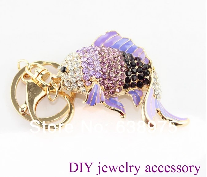 10 шт модный брелок в форме рыбы цепной брелок.|key chain ring|fish keychainfashion keychain |