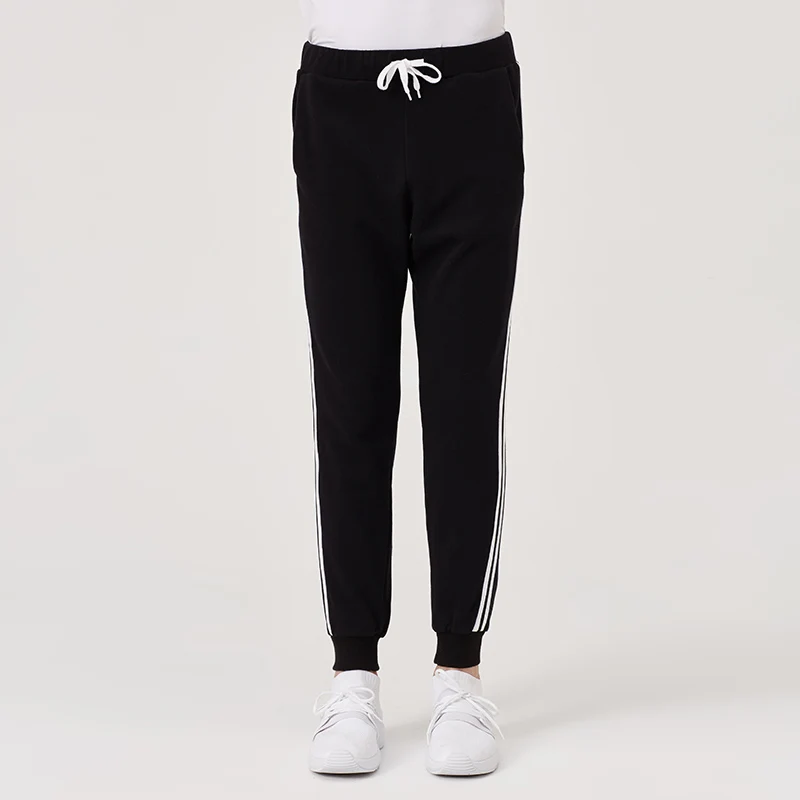 Мужские спортивные штаны без пота 100% хлопок Длинные повседневные для фитнеса и