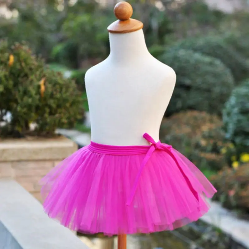 Детский балетный танцевальный костюм для девочек юбка пачка однотонное мини