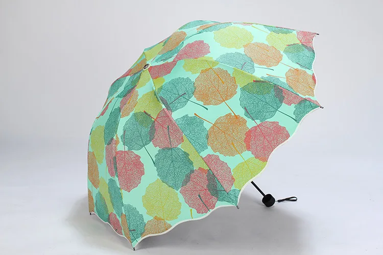 Винтовочный Солнечный зонтик складной водонепроницаемый летний Зонт от дождя и