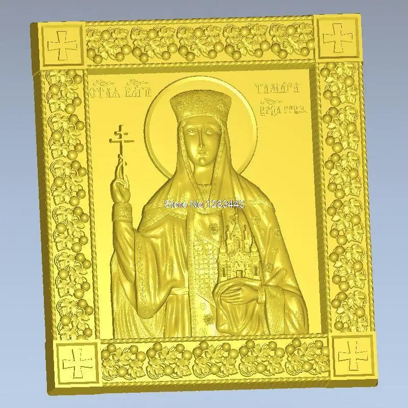 

High quality New 3D model for cnc 3D carved figure sculpture machine in STL file Saint Helena