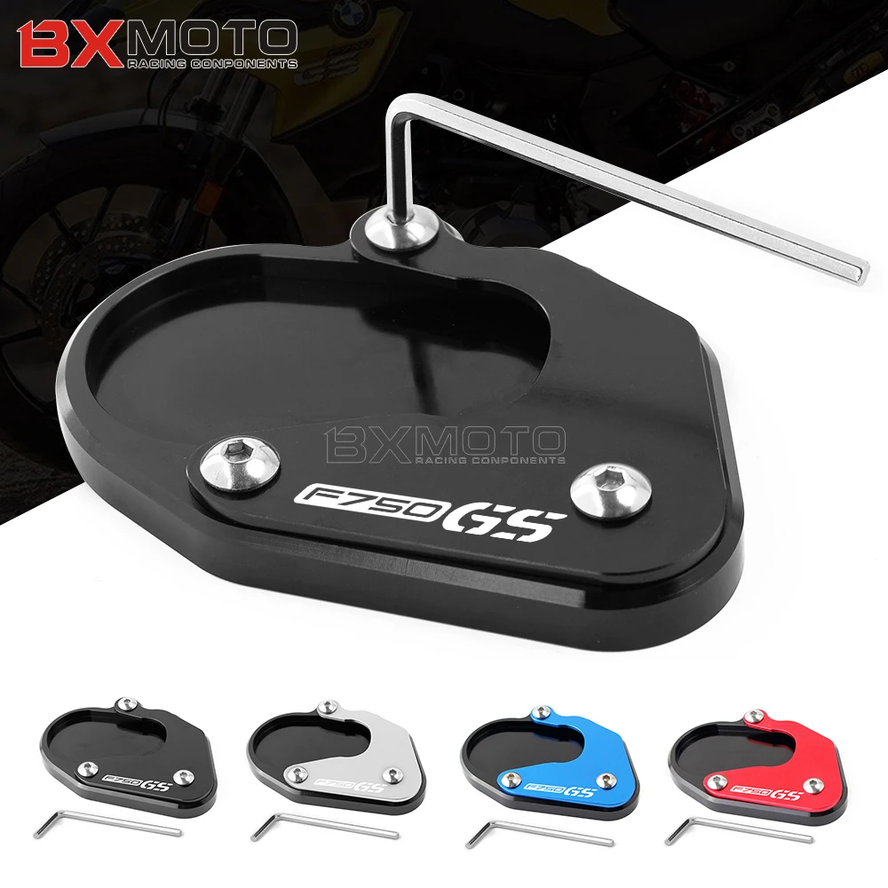 

For BMW F750GS F750 GS F850GS F850 GS 2018 2019 Motorcycle CNC Kickstand Foot Plate Side Stand Extension Pad Enlarge Extension