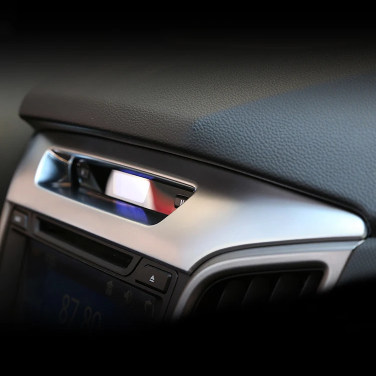 

Center Console Panel decoration cover ABS interior mouldings car-styling products accessory For ix25 Hyundai Creta 2015-16 2017