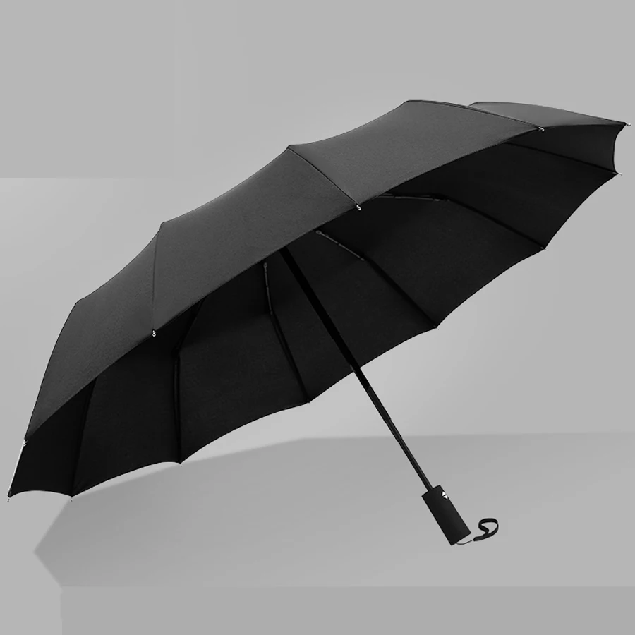 Women Automatic Umbrella Uv Black Large Wind Light Luxury Big Umbrellas Ladies Clear Strong Paraguas Corporate Gifts 40YS0058 | Дом и сад