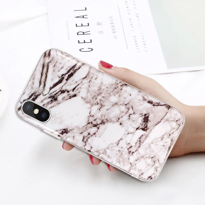 2 Модный мягкий силиконовый тонкий чехол из ТПУ с мраморным камнем для samsung Galaxy S3 S4 S5 S6 S7 Edge S8 S9 Plus Note 8 9 чехол - Цвет: 2