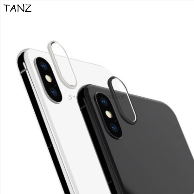 TANZ Rear Camera Lens Protective Ring Cover Protector Protection For iPhone x ten 10 Metal Case Luxury Mobile Phone Accessori |