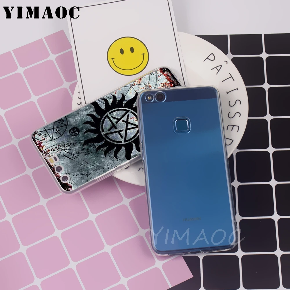 Сверхъестественное покрытие YIMAOC из мягкого ТПУ для Huawei Honor 6A 7X 7A Pro 8C Mate 10 Note 9 Lite Y6 Y9