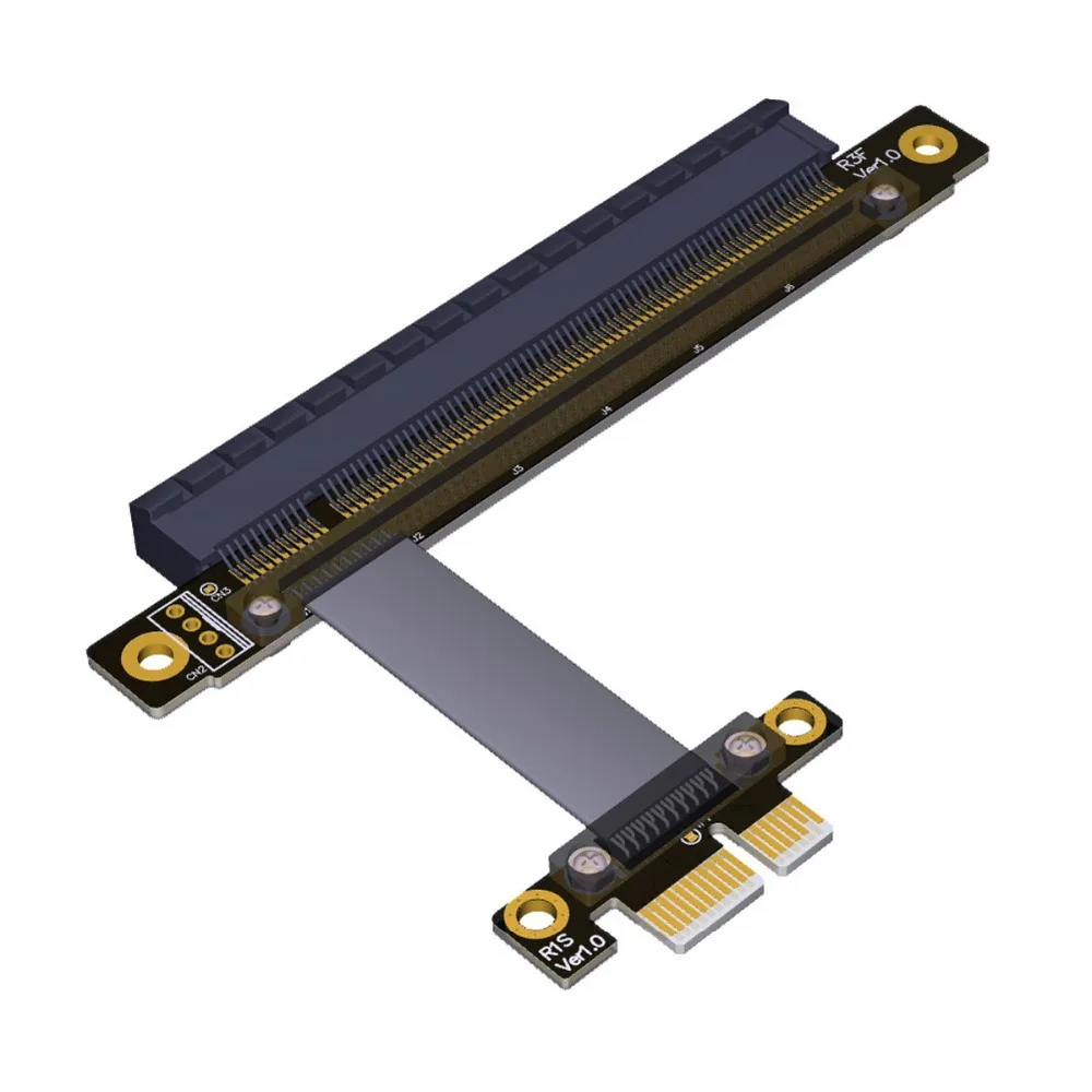 Переходный кабель PCI E Gen3.0 1x до 16x 30 см 40 50 60 расширитель Express X16 Прямоугольный