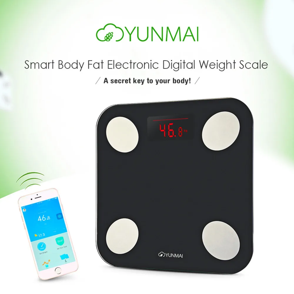 100% Оригинальный YUNMAI Mini2 баланс умные весы с определением жира в организме