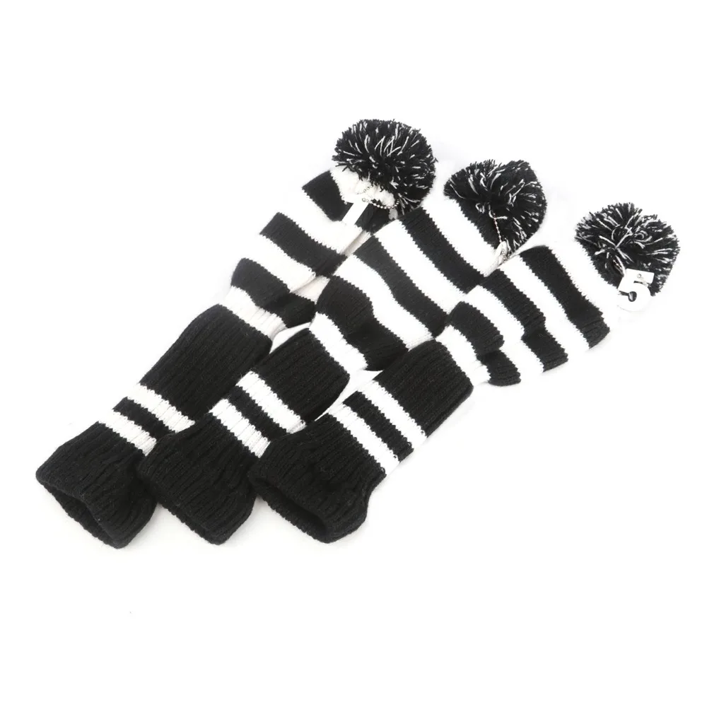 Tourbon Вязание клюшки для гольфа Перевозчик мягкий крышка защиты хранения пушка