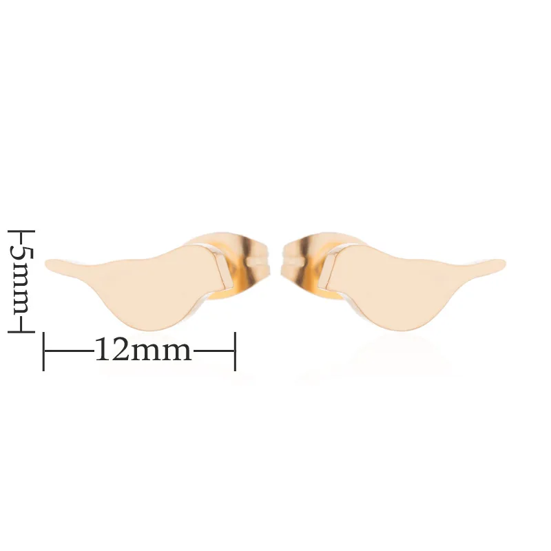 Женские серьги-гвоздики из нержавеющей стали FENGLI элегантные крошечные серьги