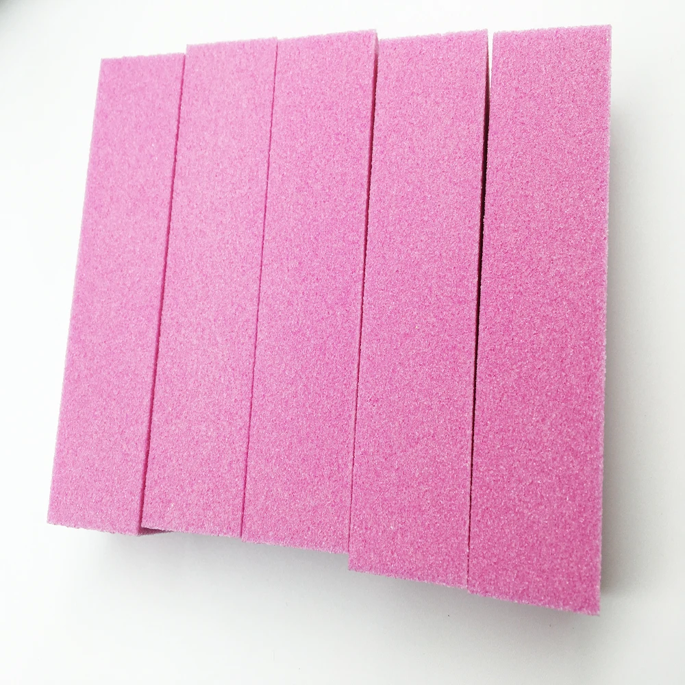 1 шт. розовая пилка для ногтей УФ-геля белая буферный блок полировка маникюр