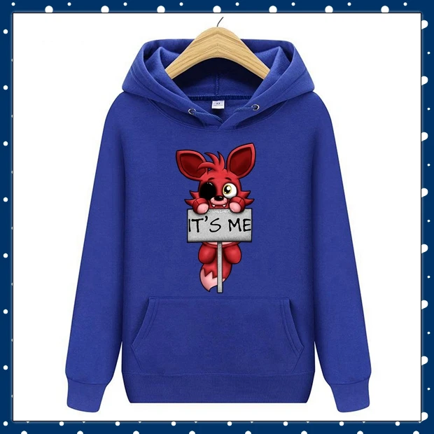 It's me Kawaii FNAF/Плюшевые мужские свитшоты с изображением лисы Весенняя Брендовая