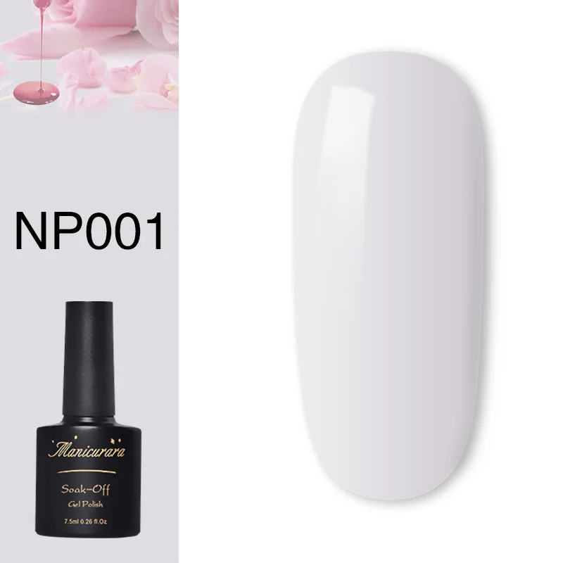 Manicurara Nude розовый красный УФ гель для ногтей блестит Гель лак Полупостоянный