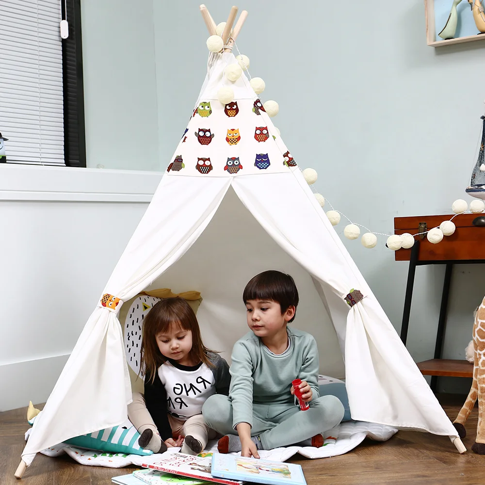 Мультяшная игрушечная палатка для детей Wigwam детский игровой домик дома улицы