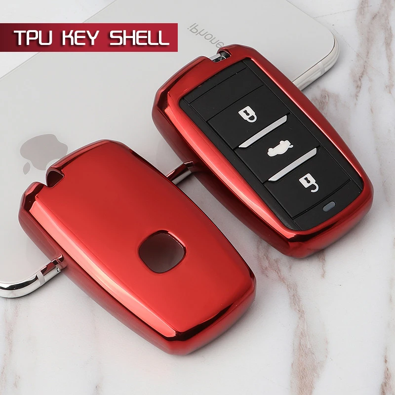 Чехол для автомобильного ключа мягкий ТПУ чехол брелка с дистанционным