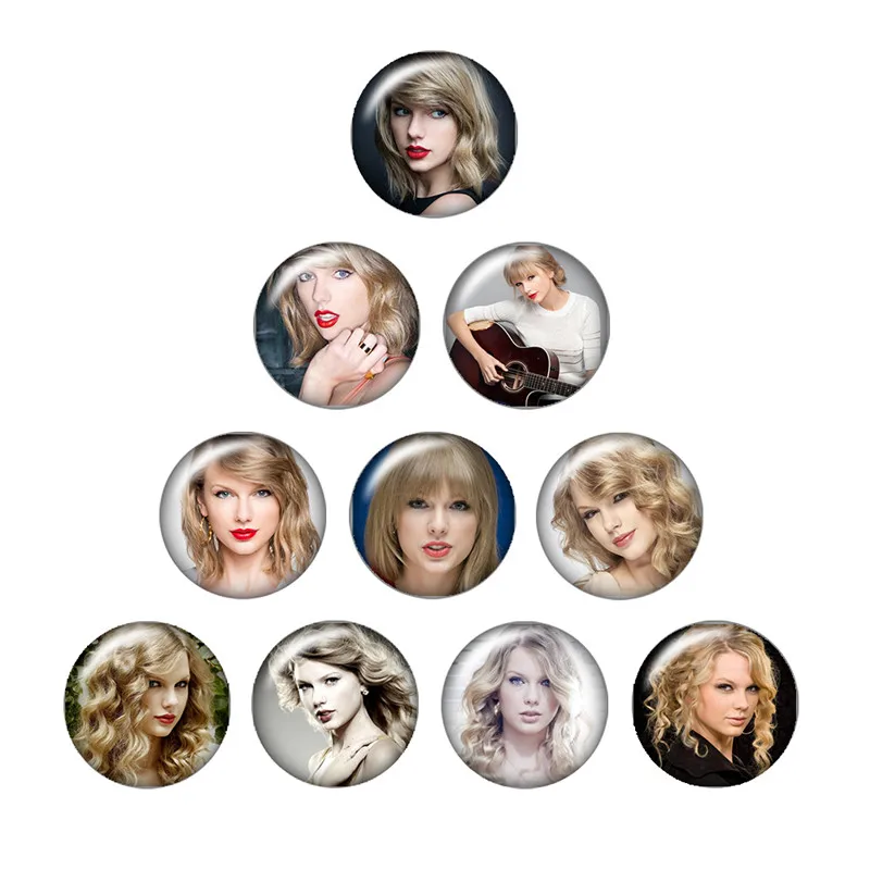 Мода Элвиса Майкла Джексона Монро 10 шт Смешанные 12 мм/18 мм круглые фото
