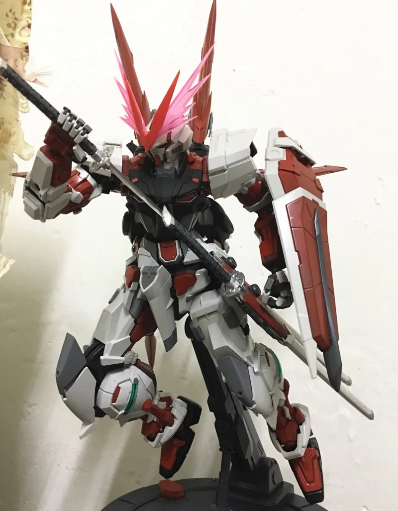 Модельные красные рога дракона модифицированные детали эффектов для Bandai RG 1/144 MG