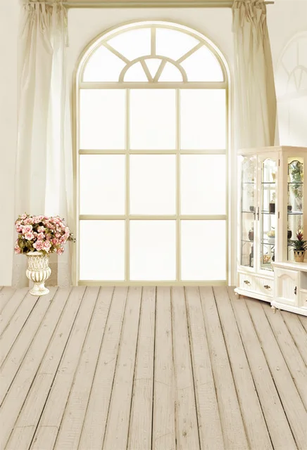 

Vinyl indoor window floral photography backdrops printed wedding background for photo studio 5X7ft