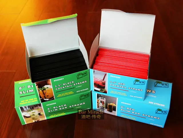 Коктейльные короткие соломы тонкой Книги по искусству 500 виски Камни вина Стекло