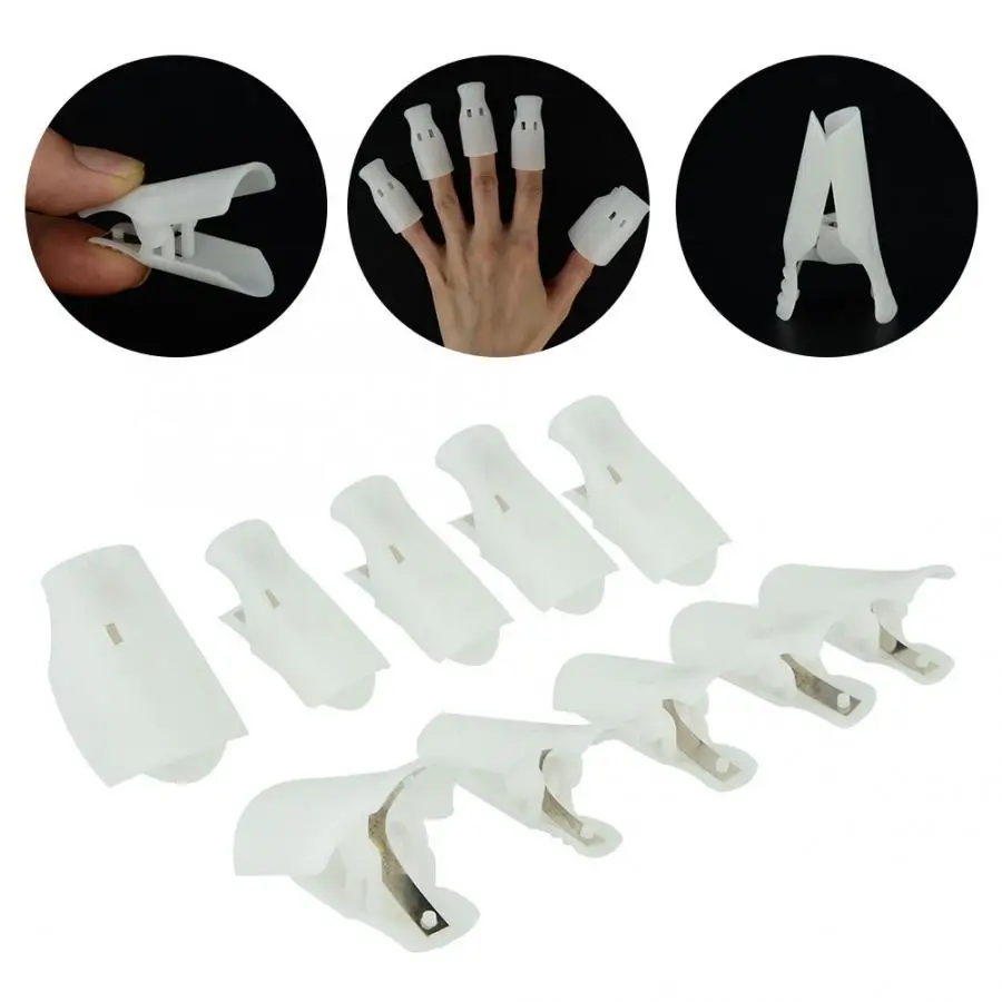 10 дюймов пластиковая крышка для дизайна ногтей|Жидкость снятия лака| |