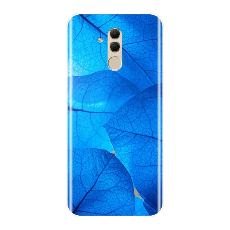 Силиконовый чехол для телефона Huawei Mate 7 8 9 10 20 Lite мягкая задняя крышка Pro с синими