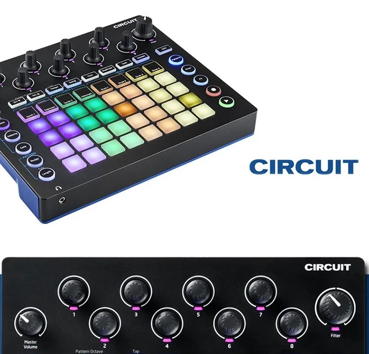 Novation Chain Groove Box синтезатор MIDI Контроллер барабанная машина электронная музыка хит колодки DJ сценический секвенсор synth sampler
