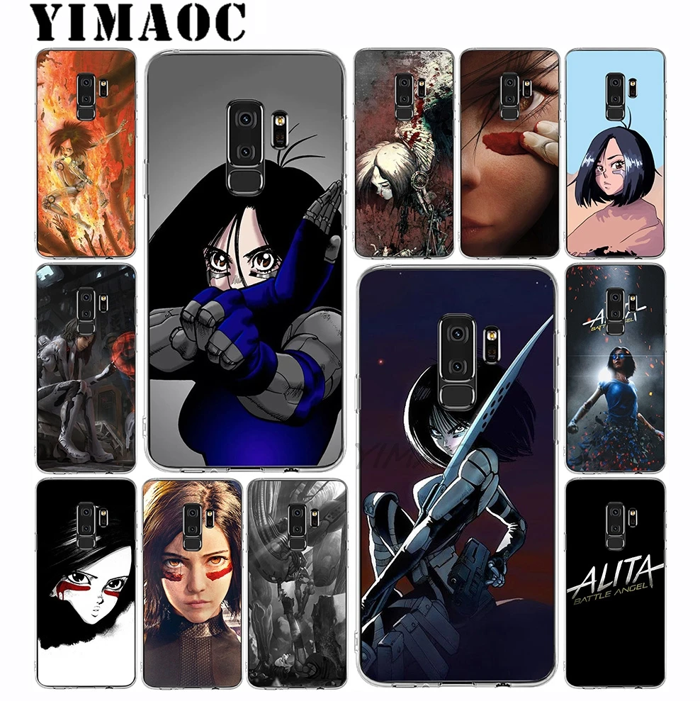 Yimaoc Alita битва Ангел Мягкий силиконовый чехол для телефона samsung Galaxy S10 S10E S9 S8 плюс S7